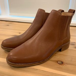 Madewell Ainsley Chelsea Boot, 7h, Dark Chestnut